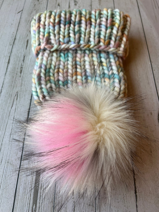 100% Merino Wool Knit Hat | Classic Folded-Brim Beanie