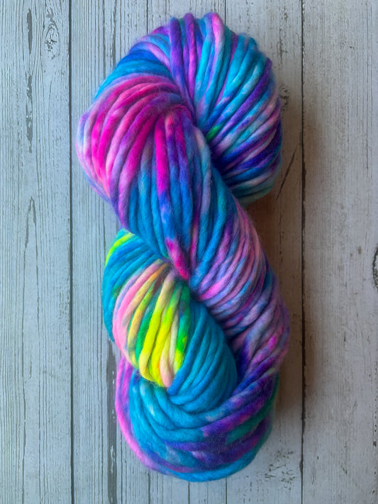 READY TO SHIP | Super Bulky - Jill’s Rainbow Brite