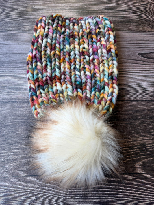 100% Merino Wool Knit Hat | Classic Beanie – Fits Ages 3 to Adult