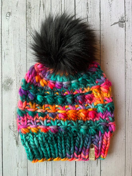 100% Merino Wool Knit Hat | Abalone Beanie