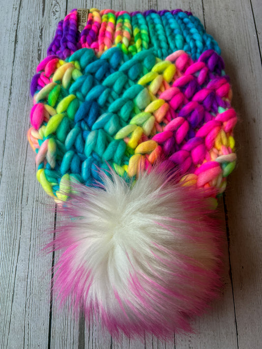 100% Merino Wool Knit Beanie | Crush Hat