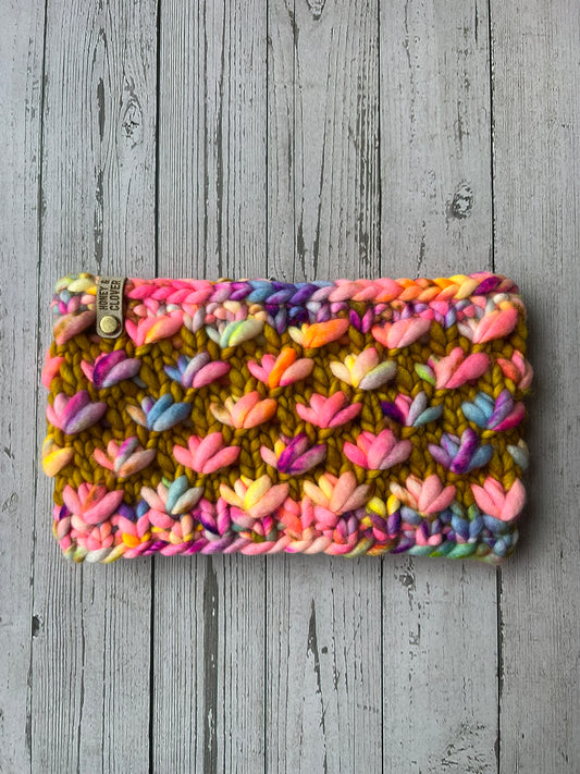 Knit Headband/Ear warmer | Lotus Flower Headband