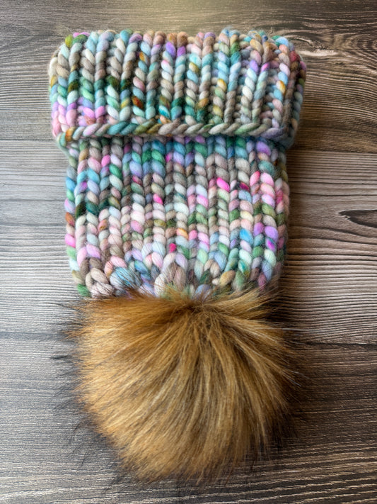 100% Merino Wool Knit Hat | Classic Folded-Brim Beanie