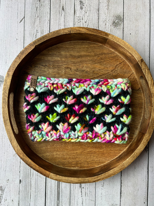 Knit Headband/Ear warmer | Lotus Flower Headband