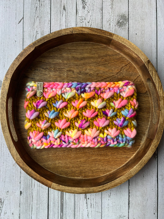 Knit Headband/Ear warmer | Lotus Flower Headband