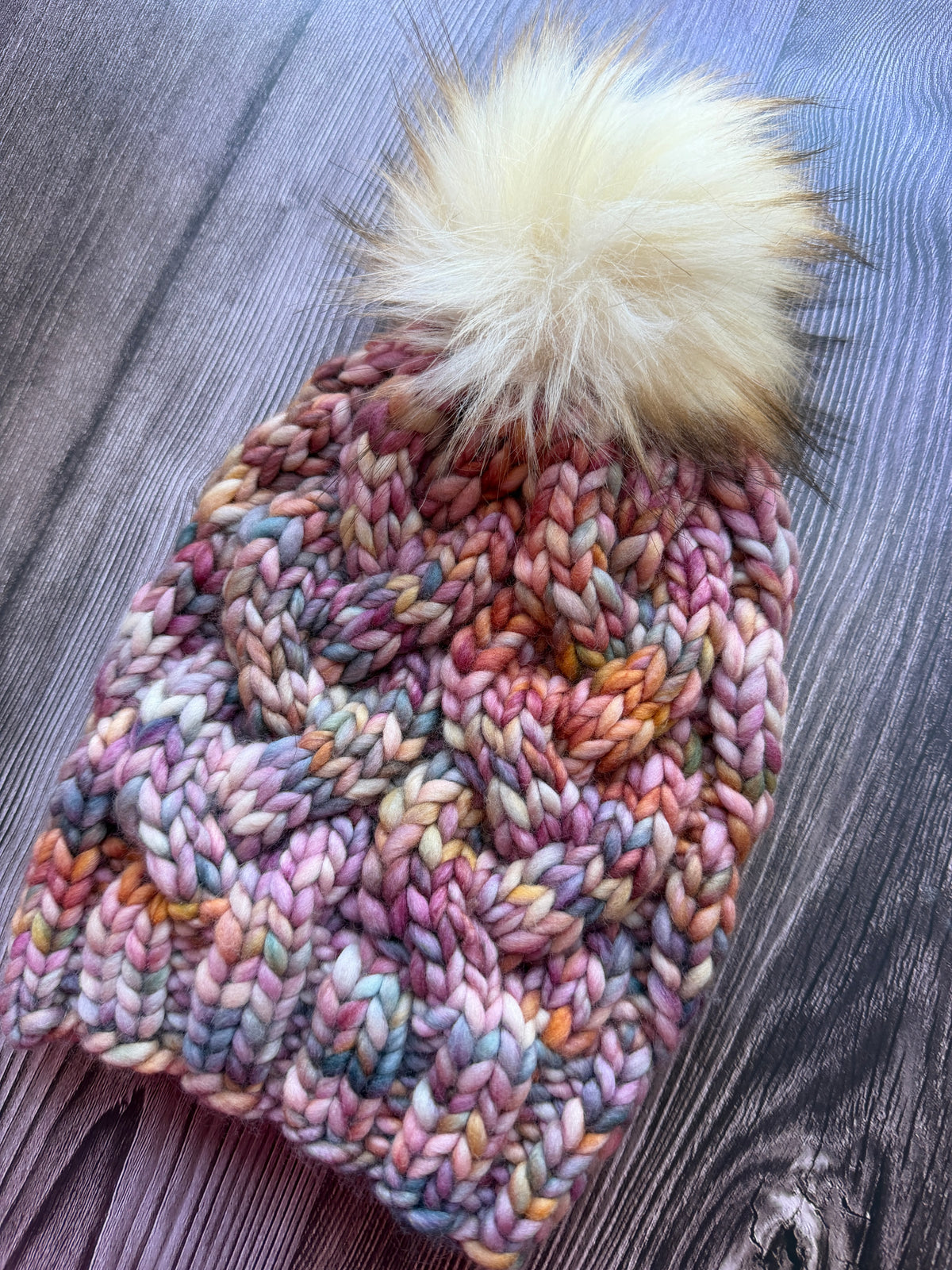 Handknit 100% Merino Wool Hat | Monster Cables Beanie