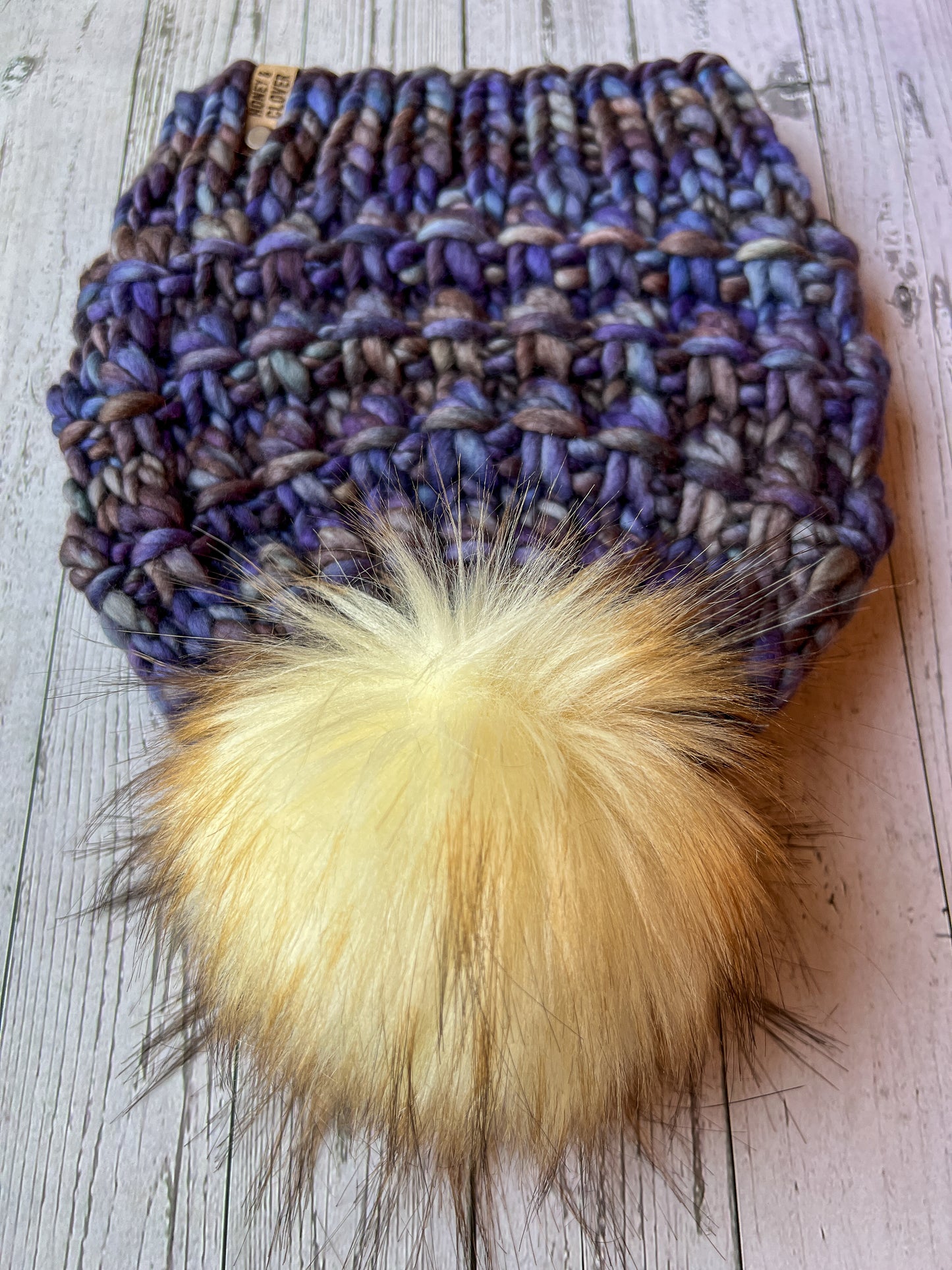 100% Merino Wool Knit Hat | Abalone Beanie