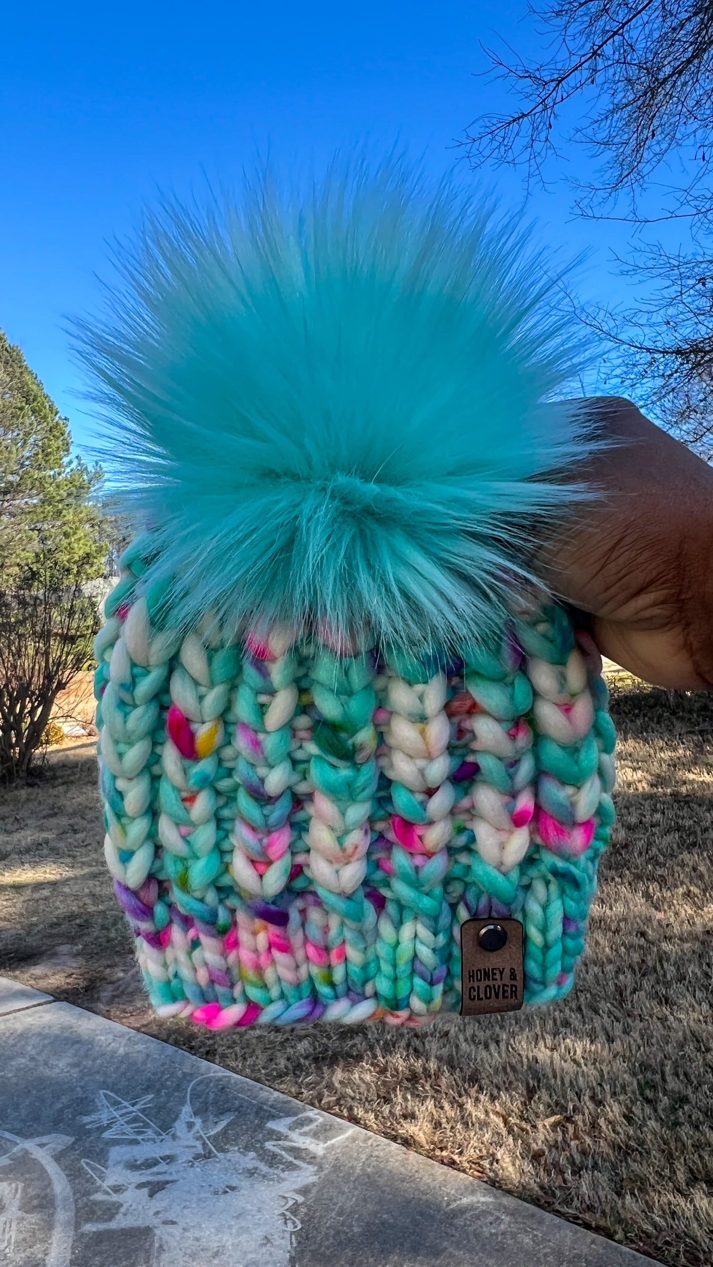 Kid's 100% Merino Wool Luxury Knit Beanie | Kid/Youth 3-7 | Braided Hearts Beanie