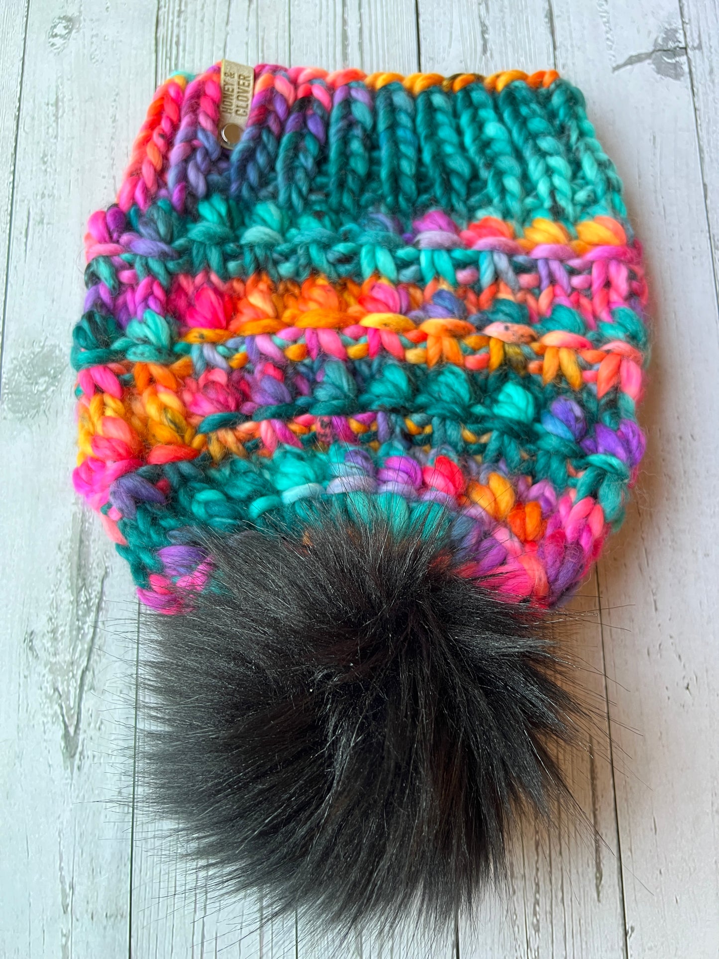 100% Merino Wool Knit Hat | Abalone Beanie