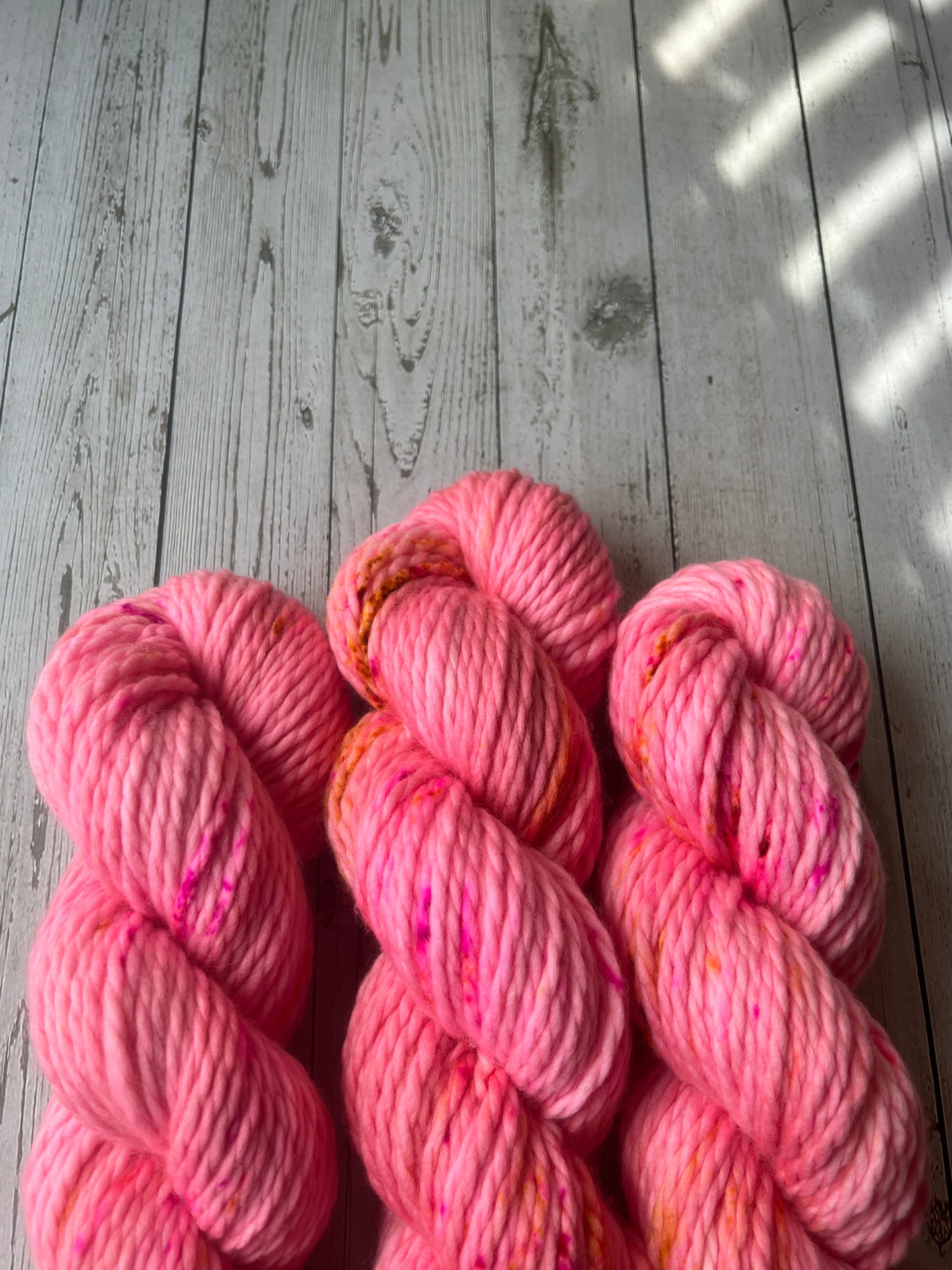 READY TO SHIP | Light Super Bulky - Pink Sherbert