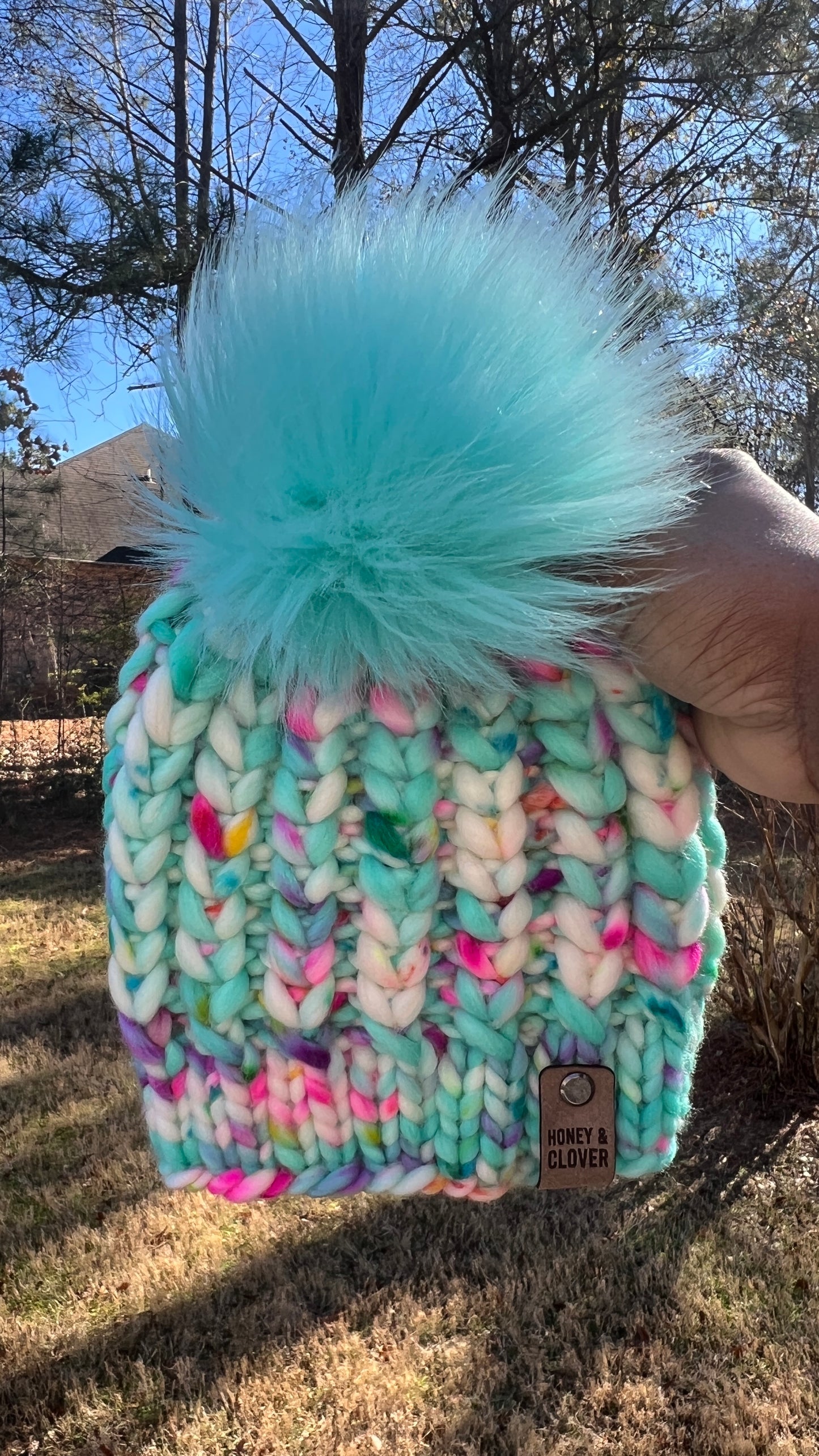 Kid's 100% Merino Wool Luxury Knit Beanie | Kid/Youth 3-7 | Braided Hearts Beanie