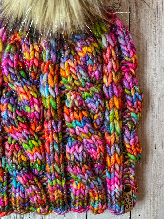 Merino Wool Knit Adult Hat | Eternity Beanie