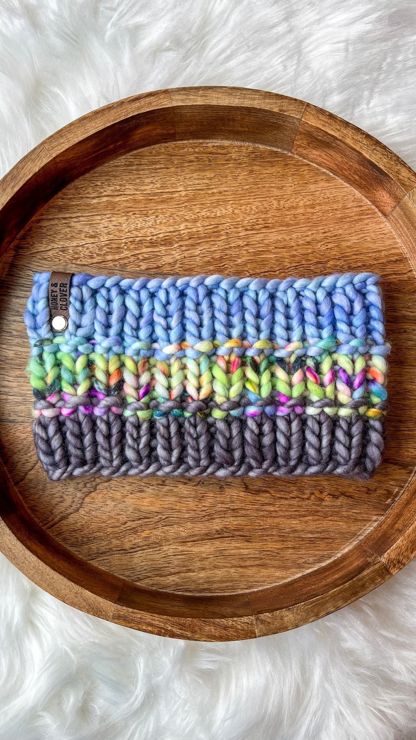 Handmade Merino Wool Knit Eco Headband/Ear warmer - Soft and Warm Knit Accessory