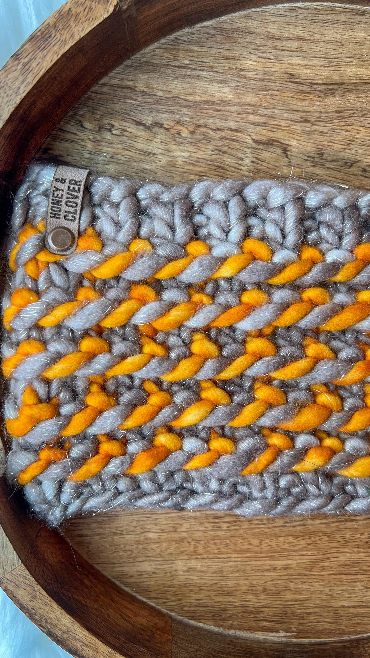 Handmade Merino Wool Knit Twisted Candy Headband/Ear warmer - Soft and Warm Knit Accessory