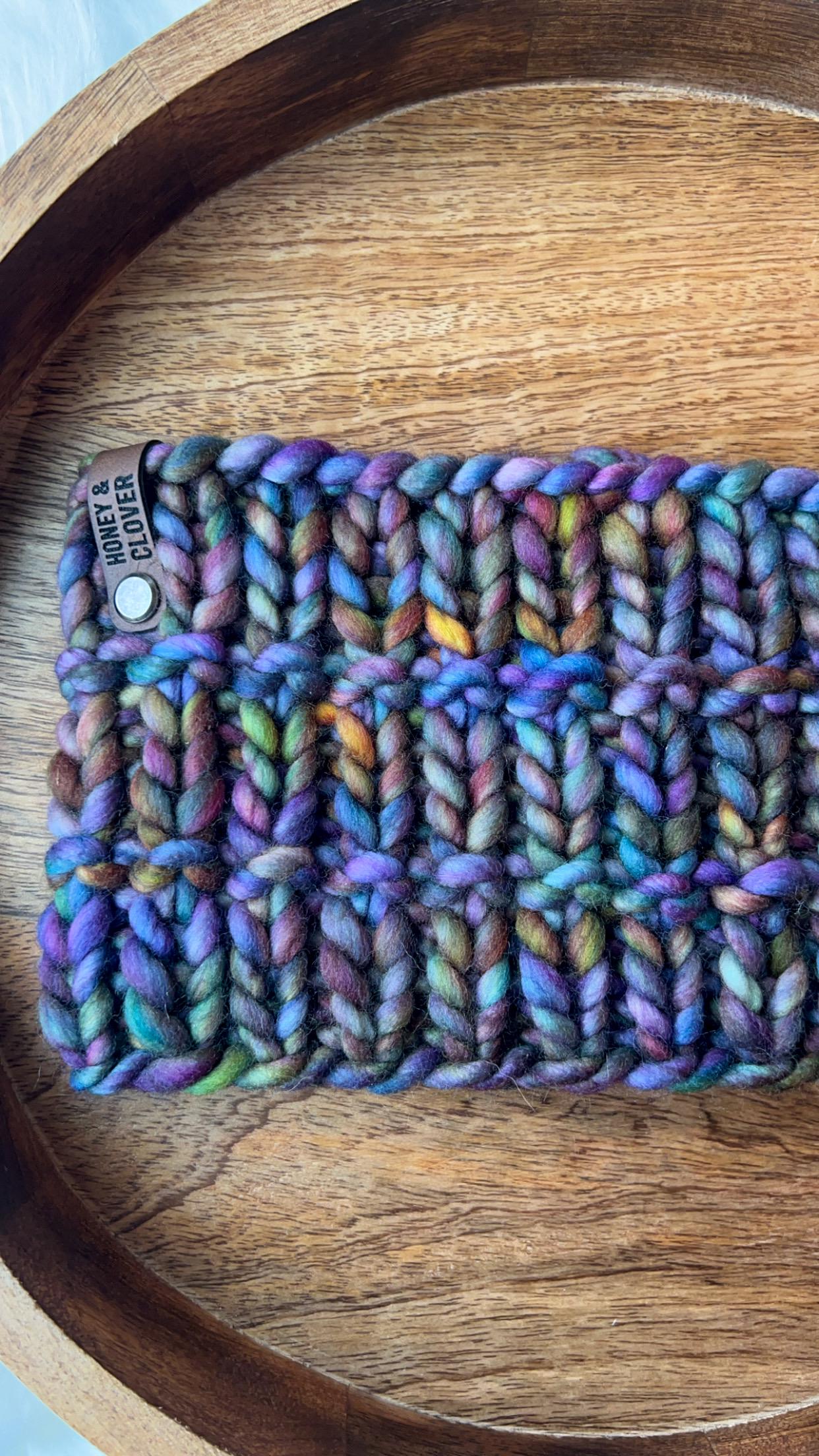 Handmade Merino Wool Knit Eco Headband/Ear warmer - Soft and Warm Knit Accessory