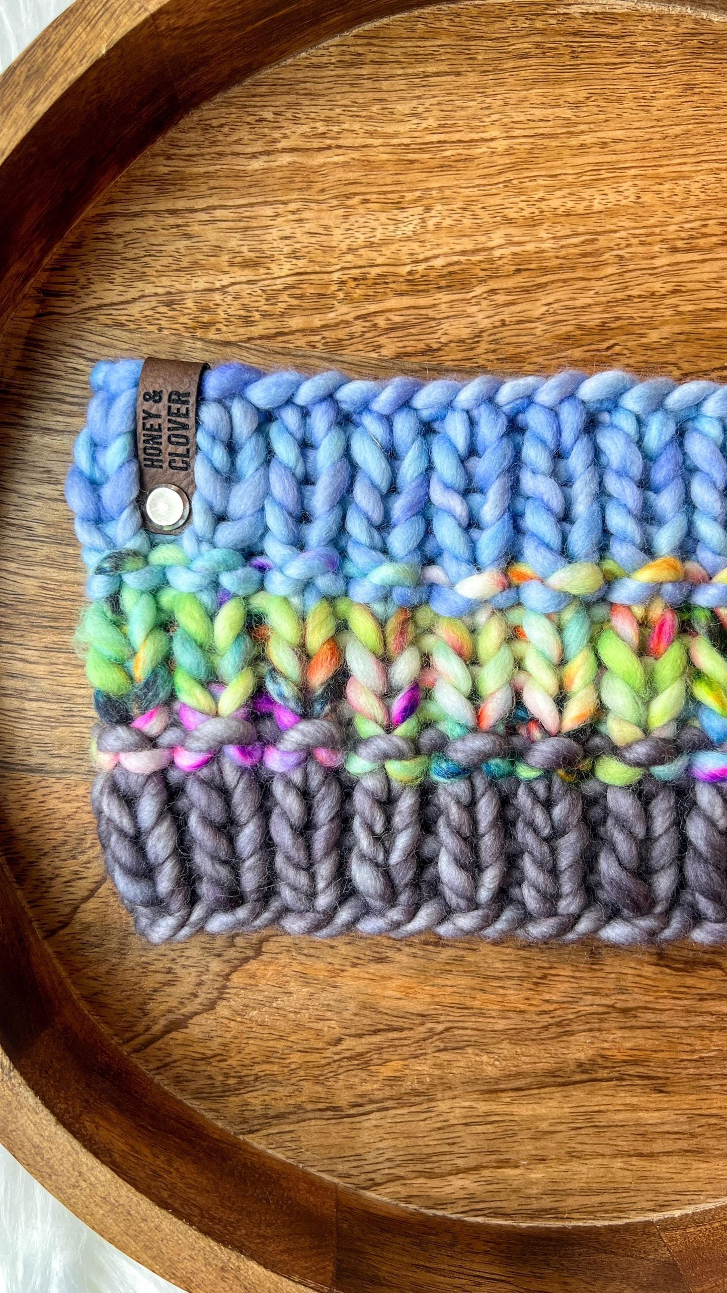 Handmade Merino Wool Knit Eco Headband/Ear warmer - Soft and Warm Knit Accessory