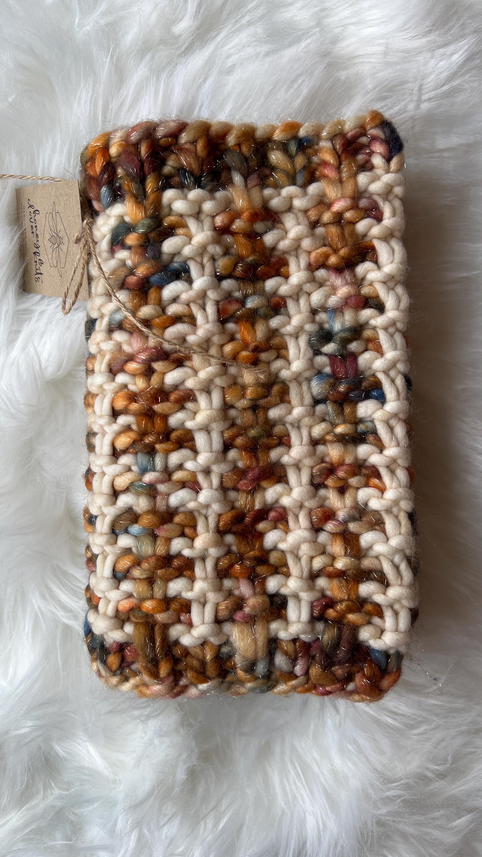 100% Merino Wool Knit Poise Cowl | Heavyweight Warm Wool Cowl, Scarf | Neck Warmer