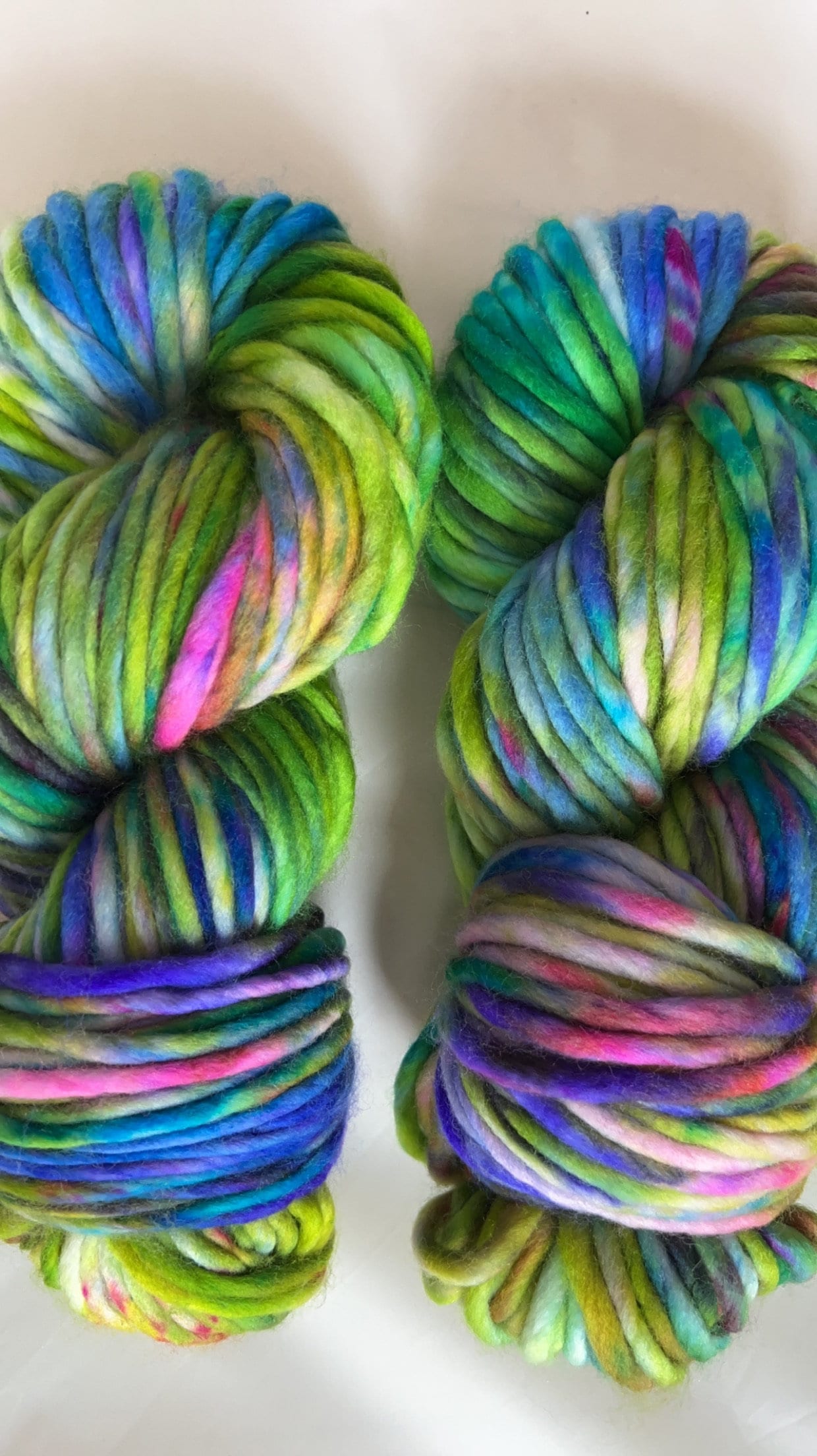 Hand-Dyed Merino Wool Yarn - Soft and Durable Yarn for Knitting and Crocheting | Indie Dyed Merino Wool | Super Bulky | Wild Thing