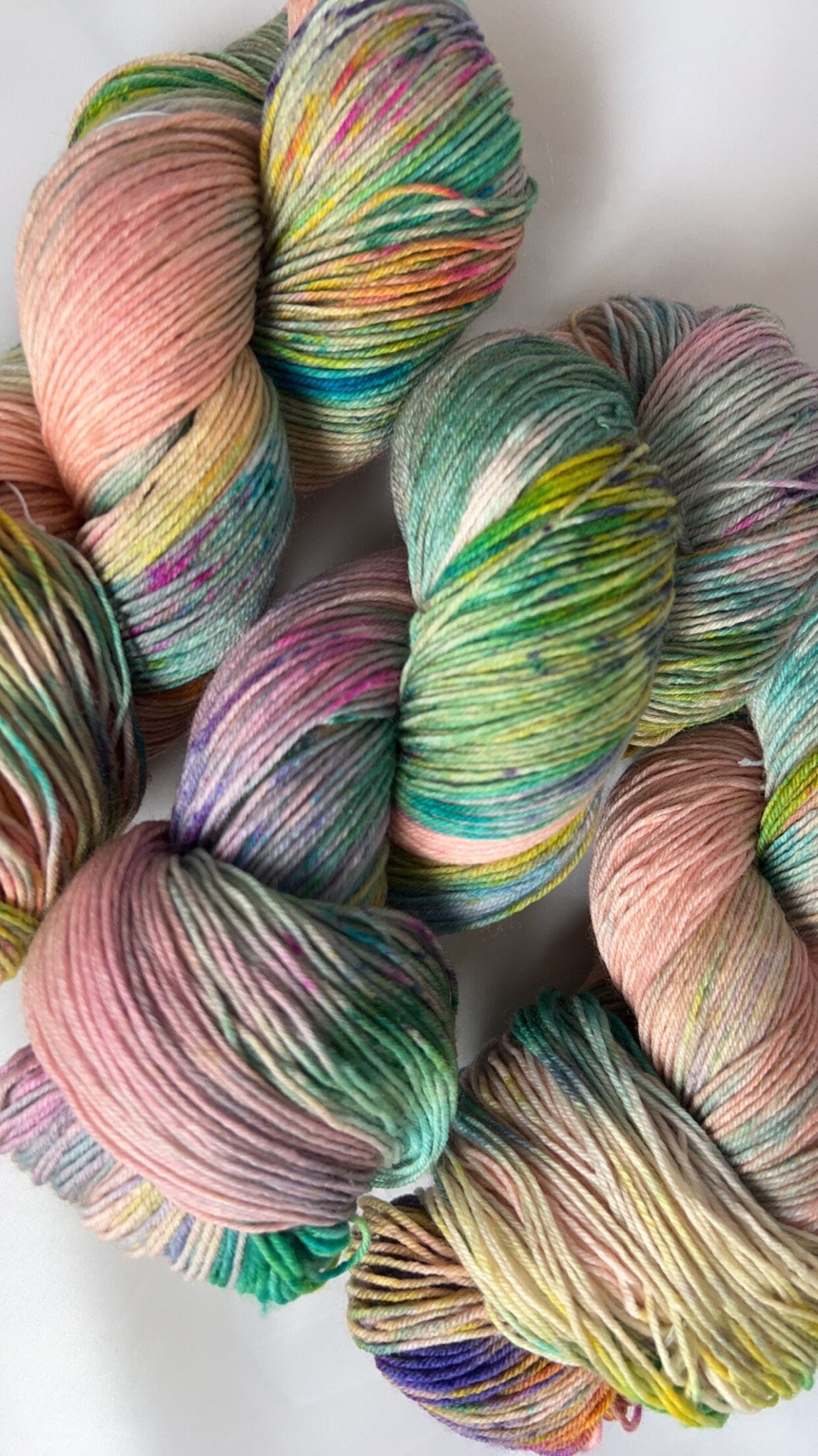 Hand-Dyed Merino Wool Yarn - Soft and Durable Yarn for Knitting and Crocheting | Indie Dyed Merino Wool | Fingering | Frat Party Punch