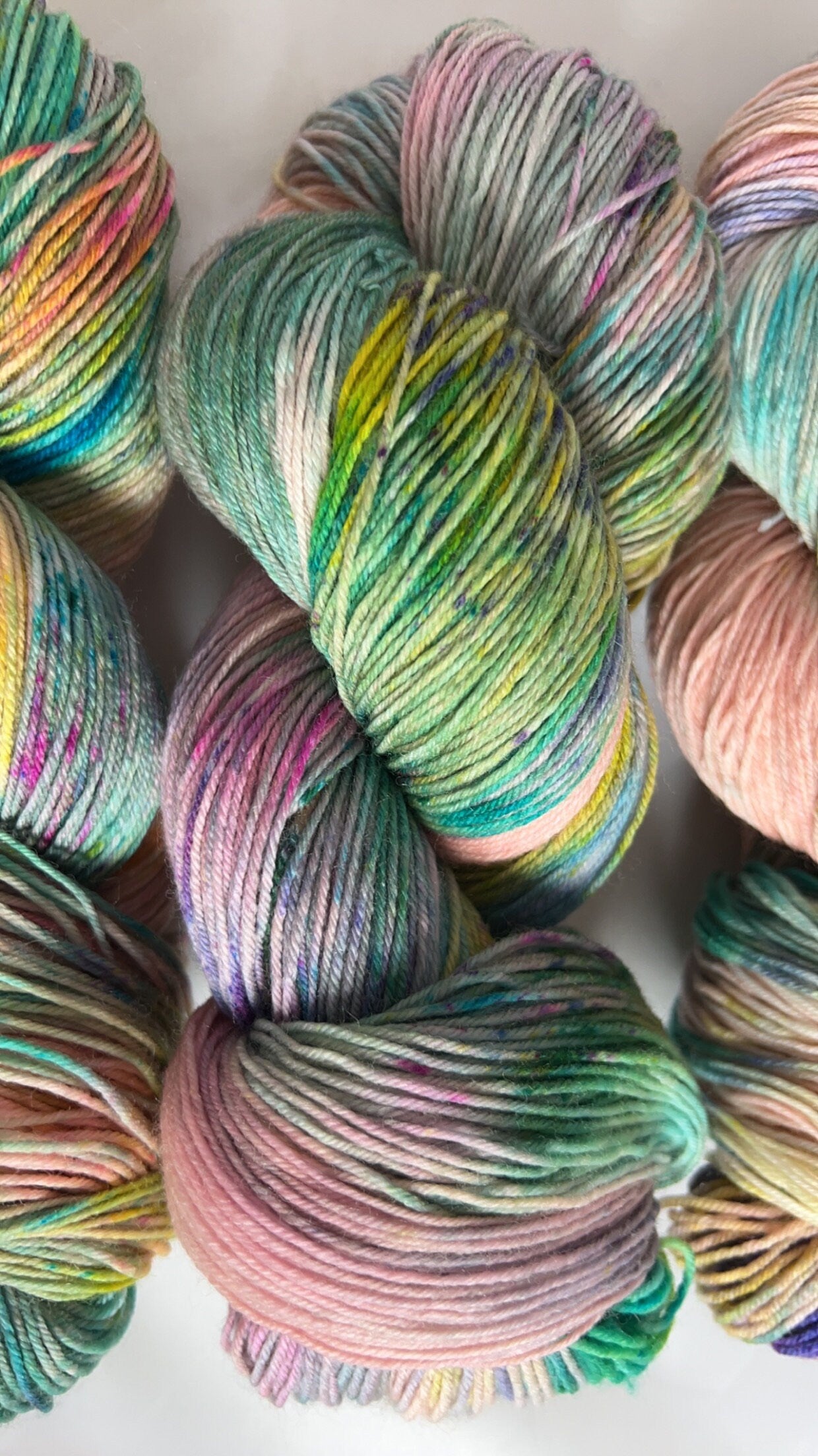 Hand-Dyed Merino Wool Yarn - Soft and Durable Yarn for Knitting and Crocheting | Indie Dyed Merino Wool | Fingering | Frat Party Punch