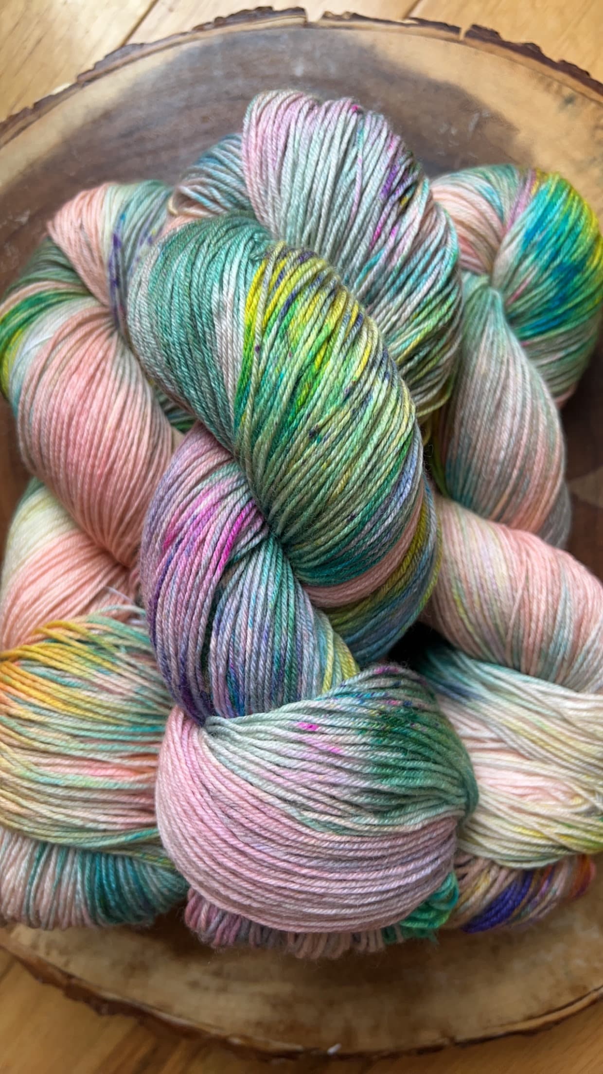 Hand-Dyed Merino Wool Yarn - Soft and Durable Yarn for Knitting and Crocheting | Indie Dyed Merino Wool | Fingering | Frat Party Punch