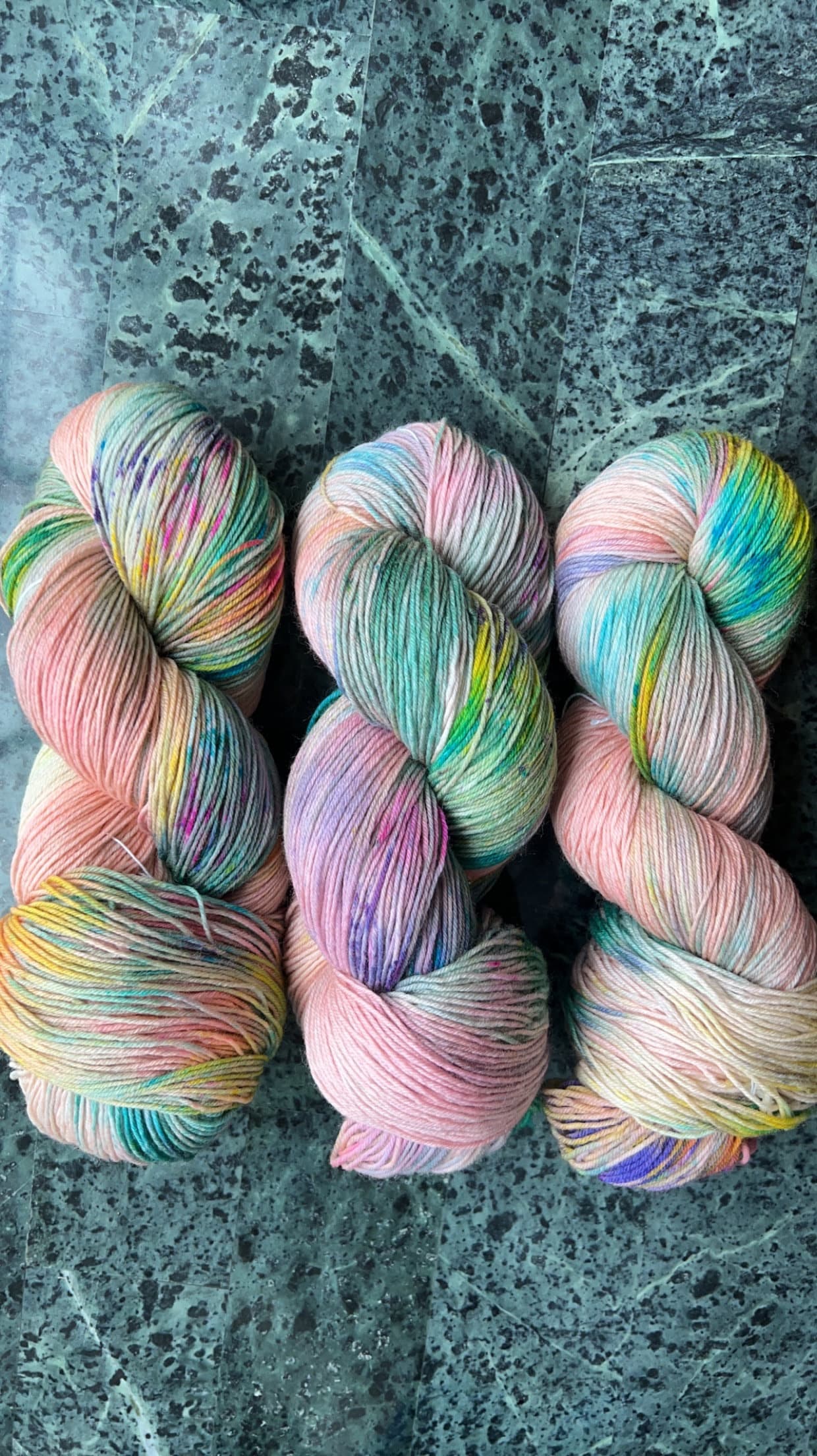 Hand-Dyed Merino Wool Yarn - Soft and Durable Yarn for Knitting and Crocheting | Indie Dyed Merino Wool | Fingering | Frat Party Punch