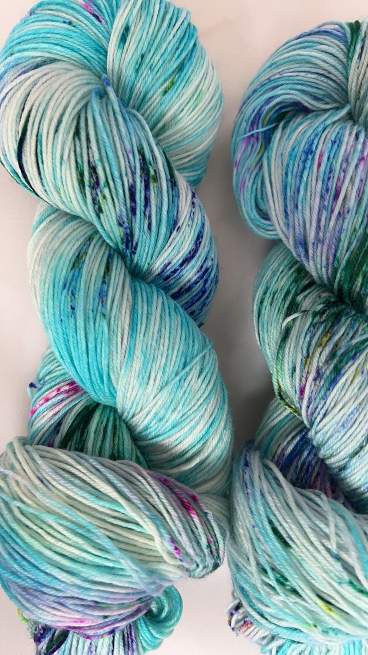 Hand-Dyed Merino Wool Yarn - Soft and Durable Yarn for Knitting and Crocheting | Indie Dyed Merino Wool | Fingering | Blue Bayou
