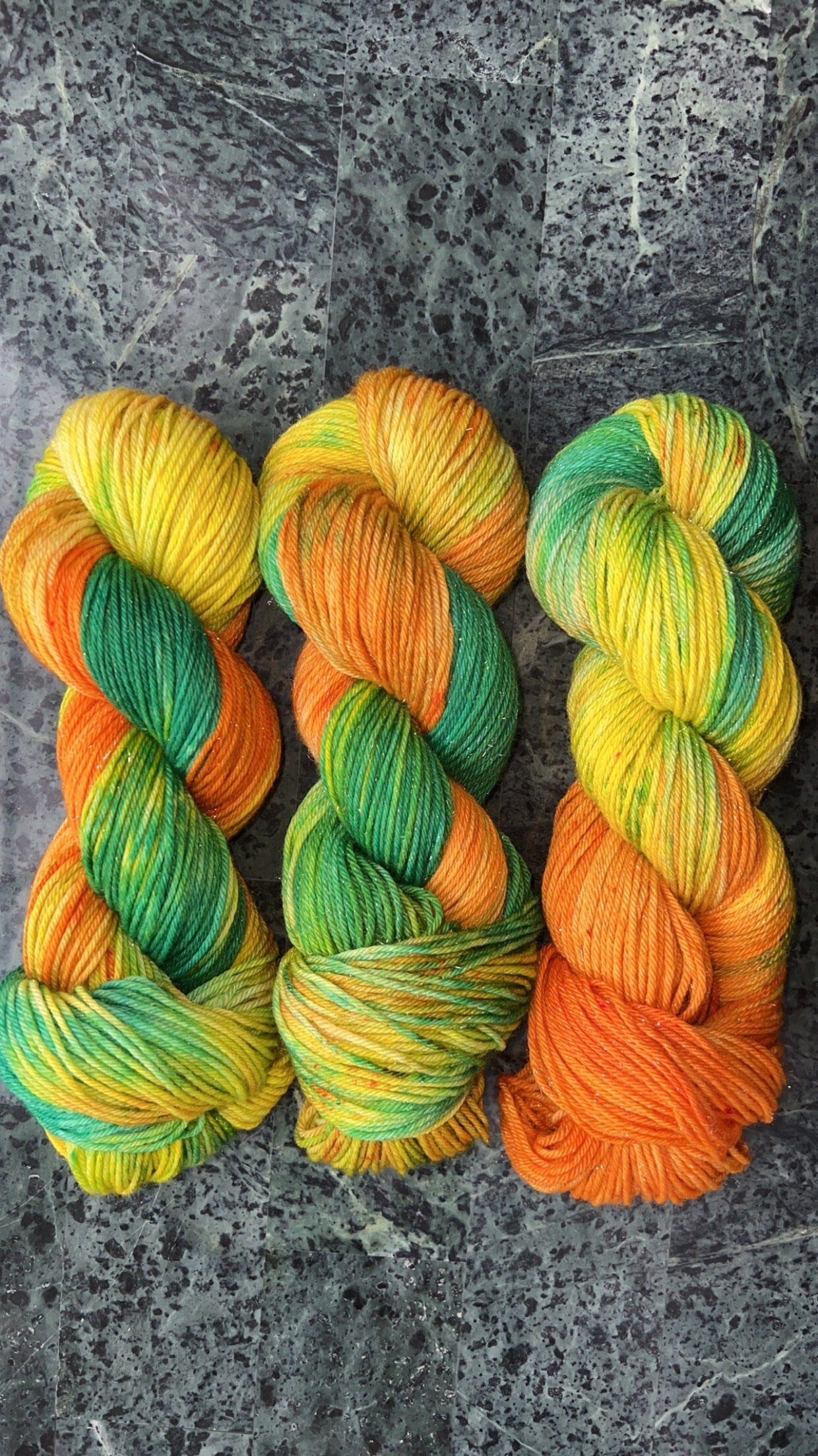 Hand dyed yarn | DK/sport yarn | hand dyed merino wool yarn | indie dyed wool | Funky Monkey