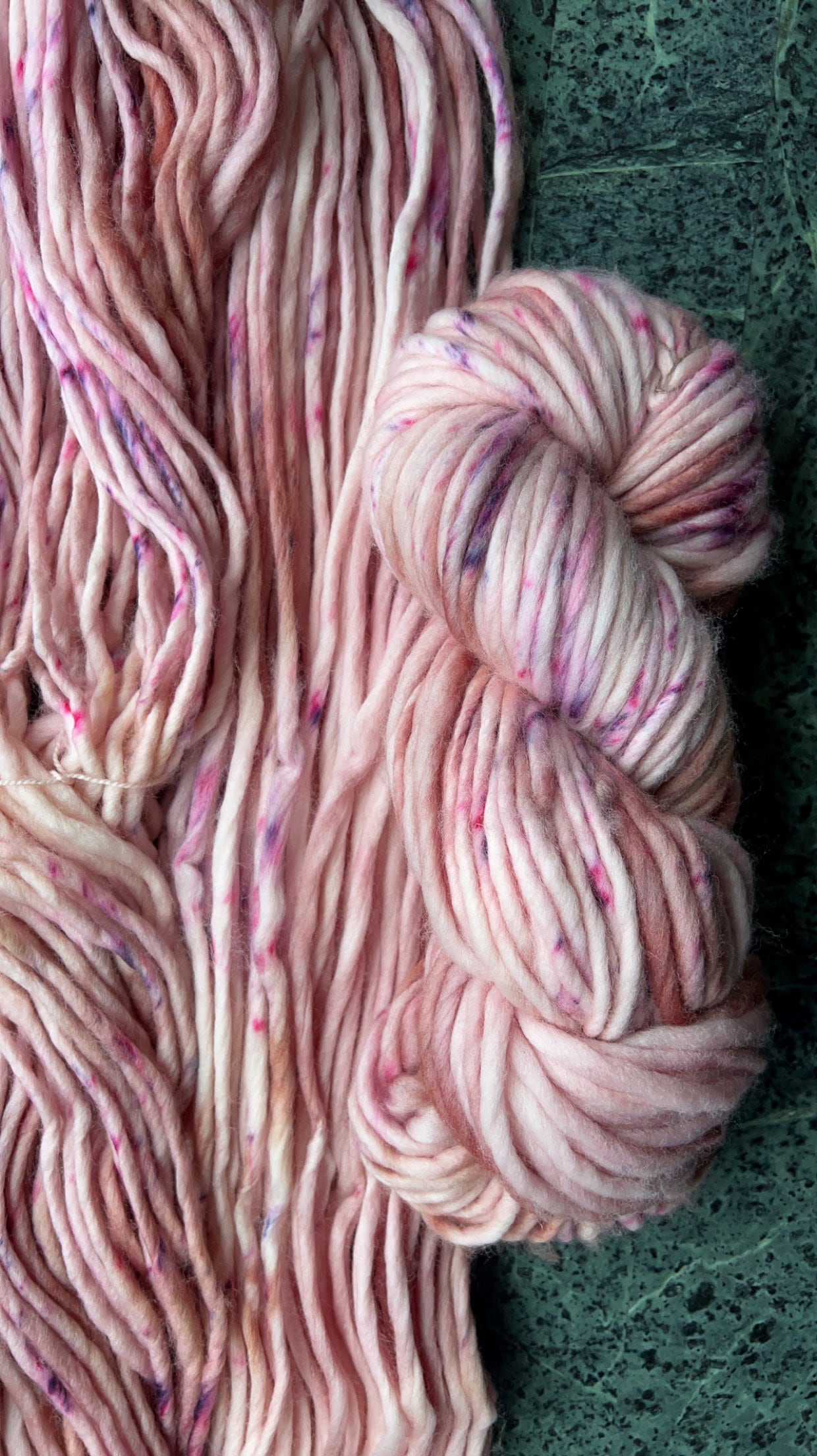 Hand dyed yarn | super bulky yarn | hand dyed merino wool yarn | indie dyed wool | Mauveulous