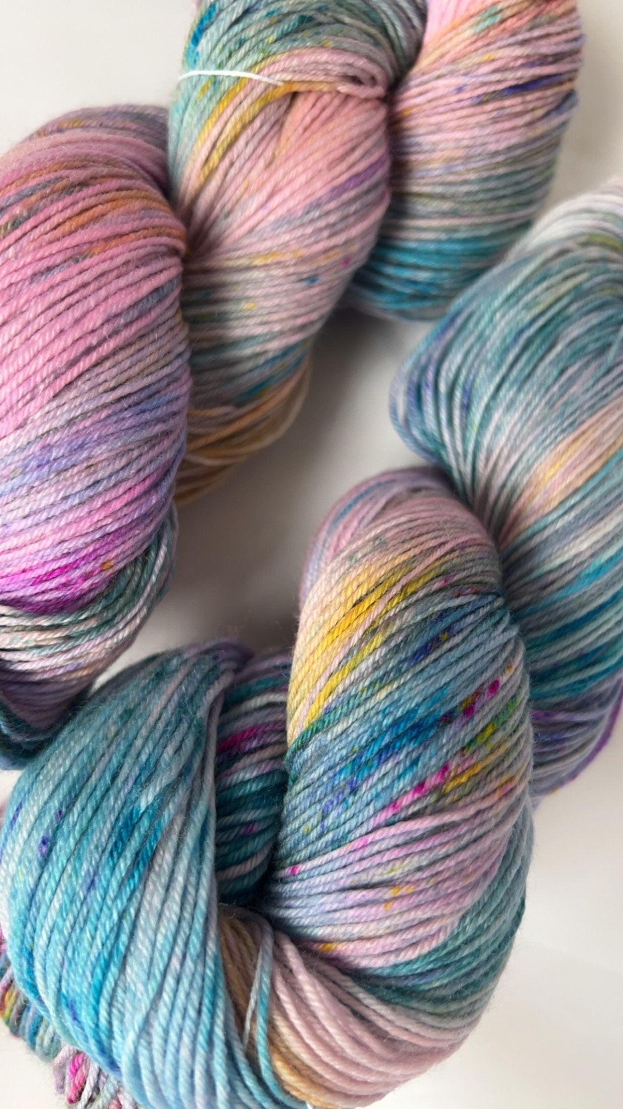 Hand-Dyed Merino Wool Yarn - Soft and Durable Yarn for Knitting and Crocheting | Indie Dyed Merino Wool | Fingering | Carnival