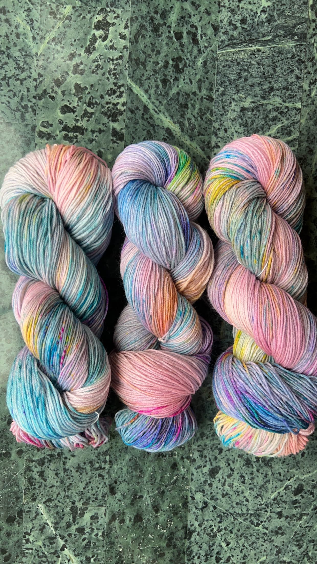 Hand-Dyed Merino Wool Yarn - Soft and Durable Yarn for Knitting and Crocheting | Indie Dyed Merino Wool | Fingering | Carnival