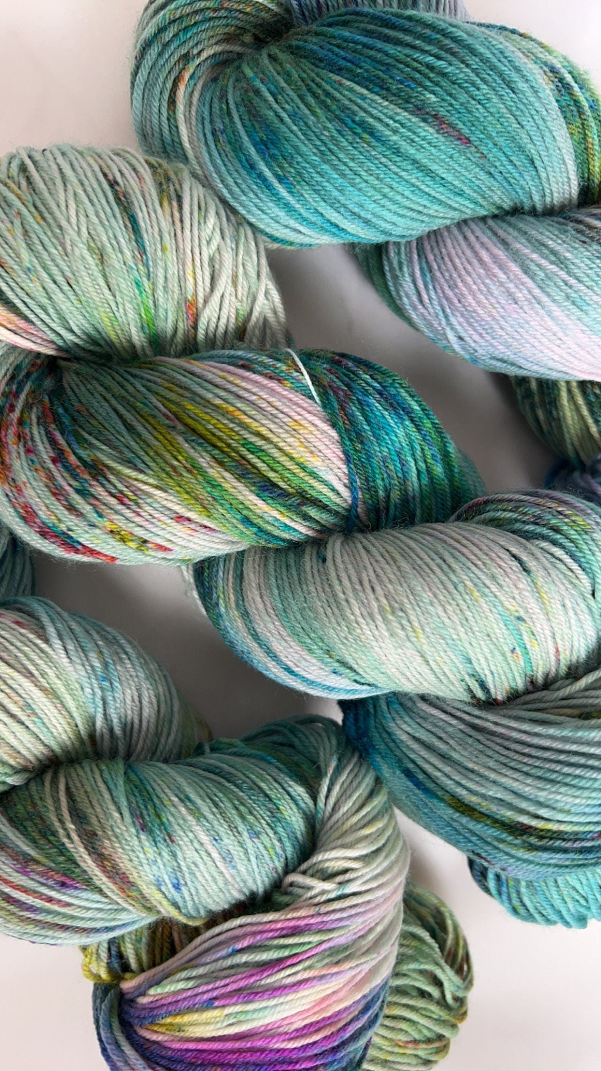 Hand-Dyed Merino Wool Yarn - Soft and Durable Yarn for Knitting and Crocheting | Indie Dyed Merino Wool | Fingering | La Isla Bonita