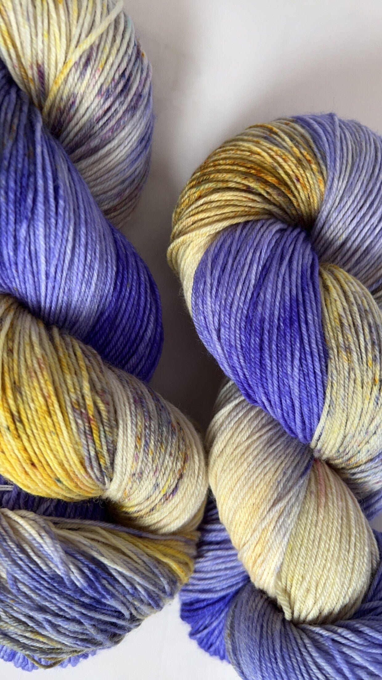 Hand-Dyed Merino Wool Yarn - Soft and Durable Yarn for Knitting and Crocheting | Indie Dyed Merino Wool | Fingering | Lavender Haze