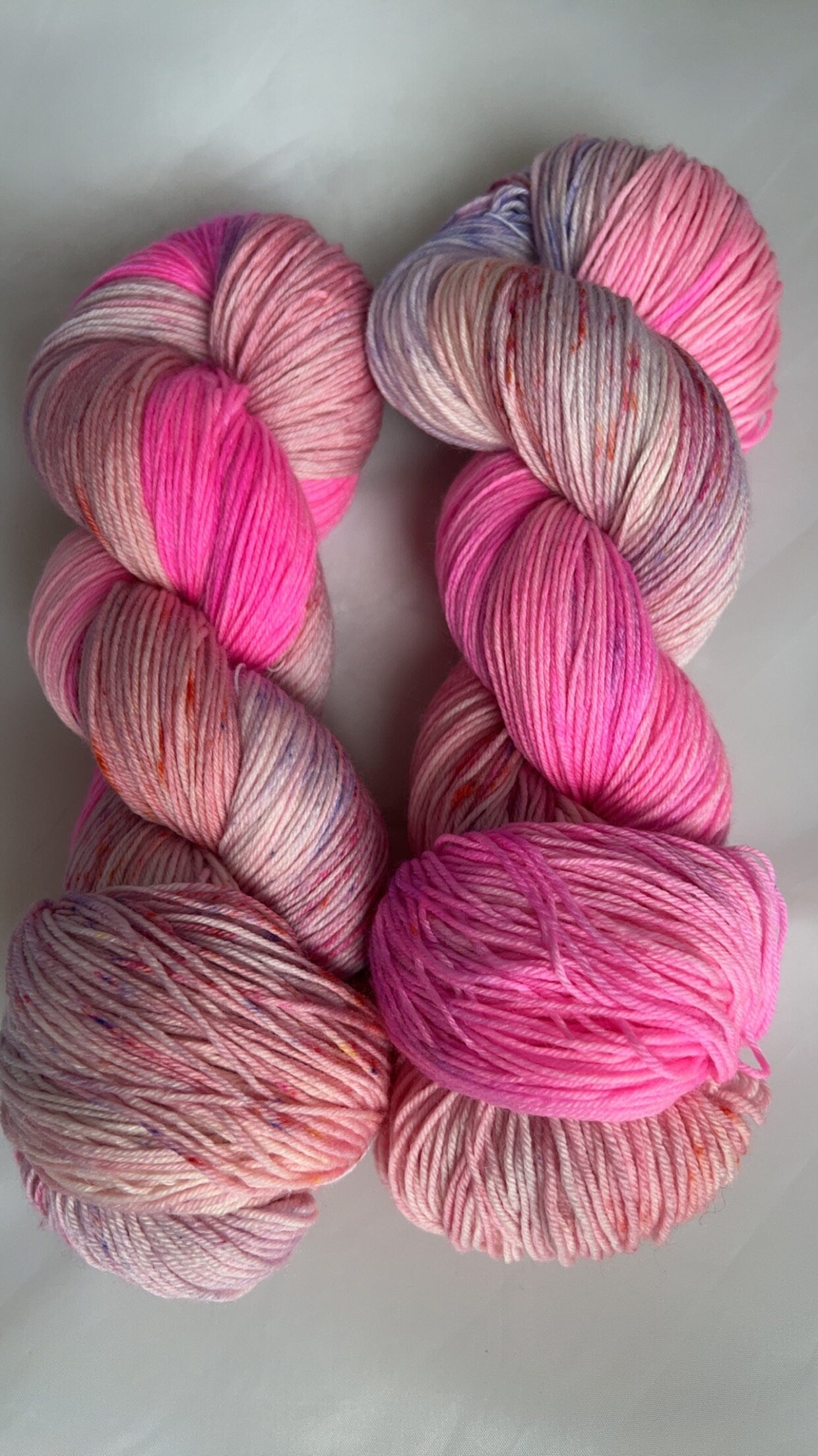 Hand-Dyed Merino Wool Yarn - Soft and Durable Yarn for Knitting and Crocheting | Indie Dyed Merino Wool | Fingering | Cupcake Frosting