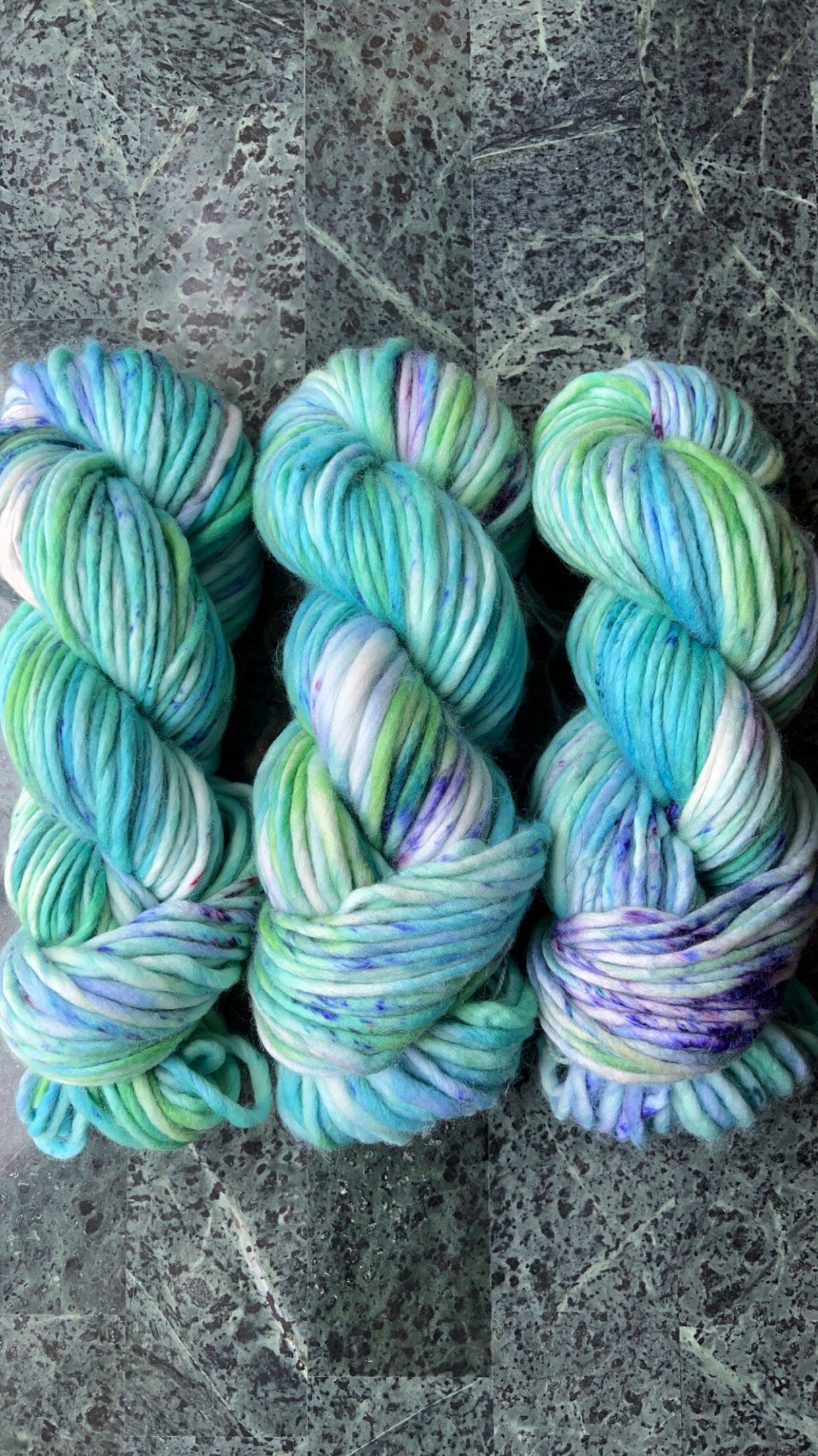 Hand dyed yarn | super bulky yarn | hand dyed merino wool yarn | indie dyed wool | Popham Beach