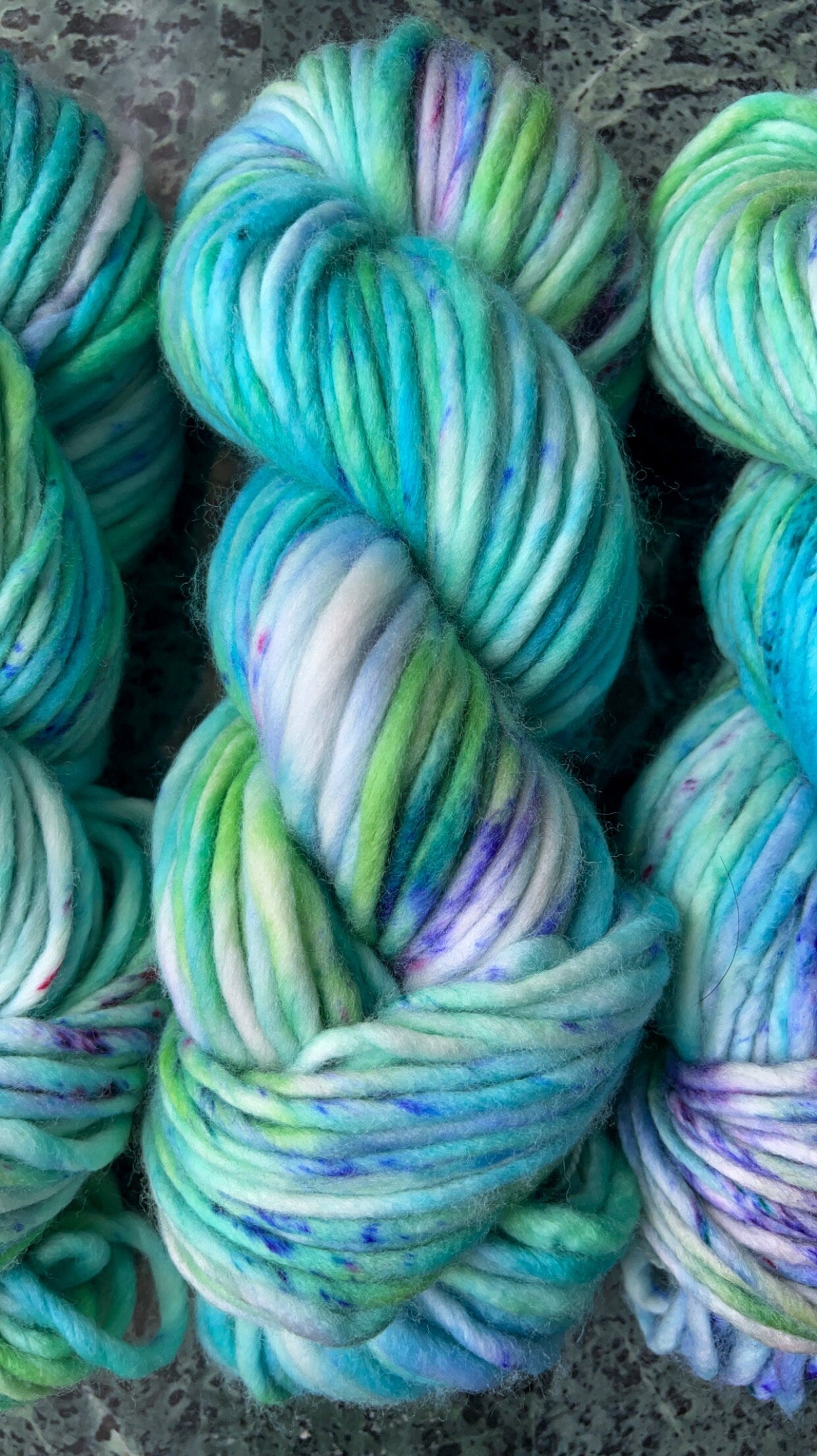 Hand dyed yarn | super bulky yarn | hand dyed merino wool yarn | indie dyed wool | Popham Beach
