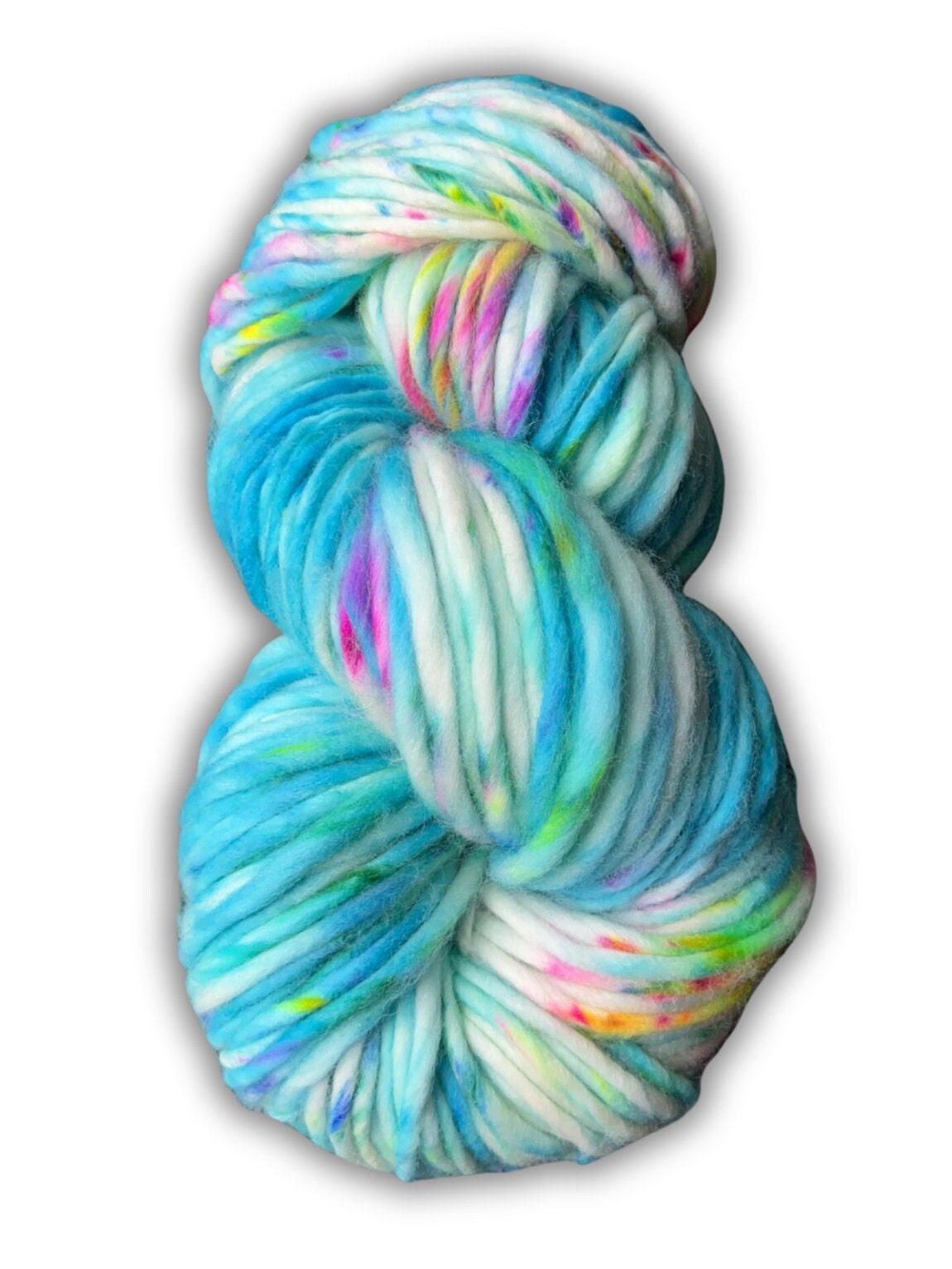 Hand dyed yarn | super bulky yarn | hand dyed merino wool yarn | indie dyed wool | Blue Bayou