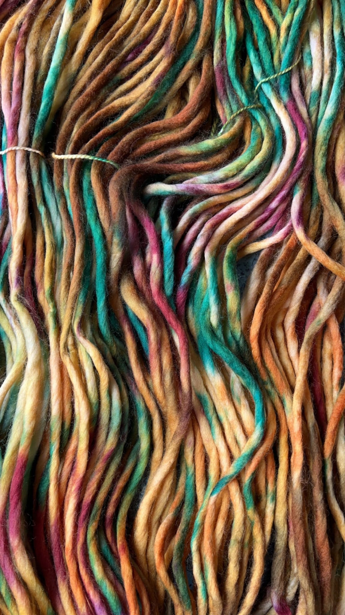 Hand dyed yarn | super bulky yarn | hand dyed merino wool yarn | indie dyed wool | Autumn in Bar Harbor