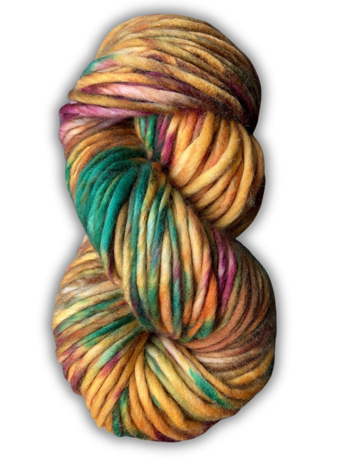 Hand dyed yarn | super bulky yarn | hand dyed merino wool yarn | indie dyed wool | Autumn in Bar Harbor