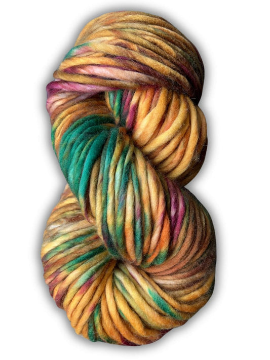 Hand dyed yarn | super bulky yarn | hand dyed merino wool yarn | indie dyed wool | Autumn in Bar Harbor