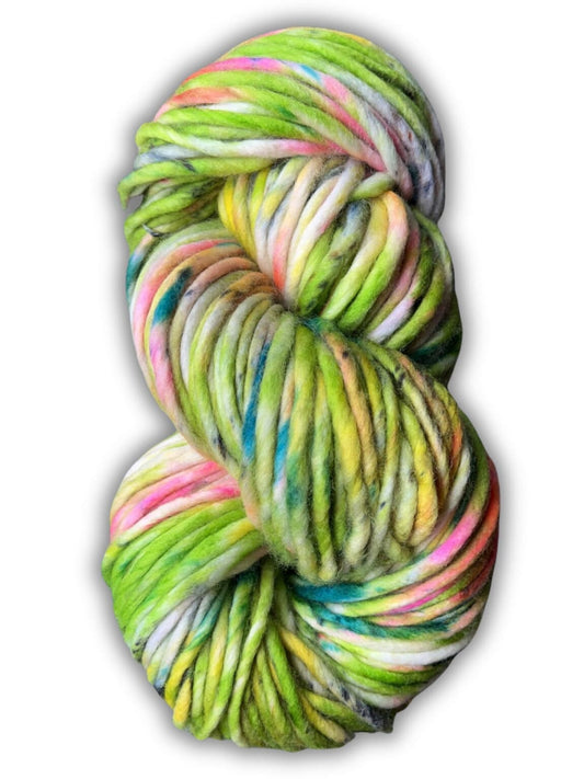 Hand dyed yarn | super bulky yarn | hand dyed merino wool yarn | indie dyed wool | 90s Starter Jacket