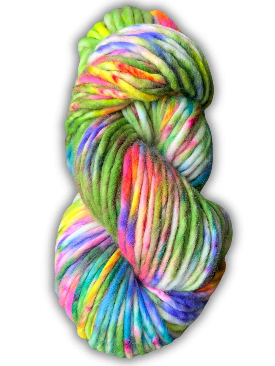 Hand-Dyed Merino Wool Yarn - Soft and Durable Yarn for Knitting and Crocheting | Indie Dyed Merino Wool | Super Bulky | Wild Thing