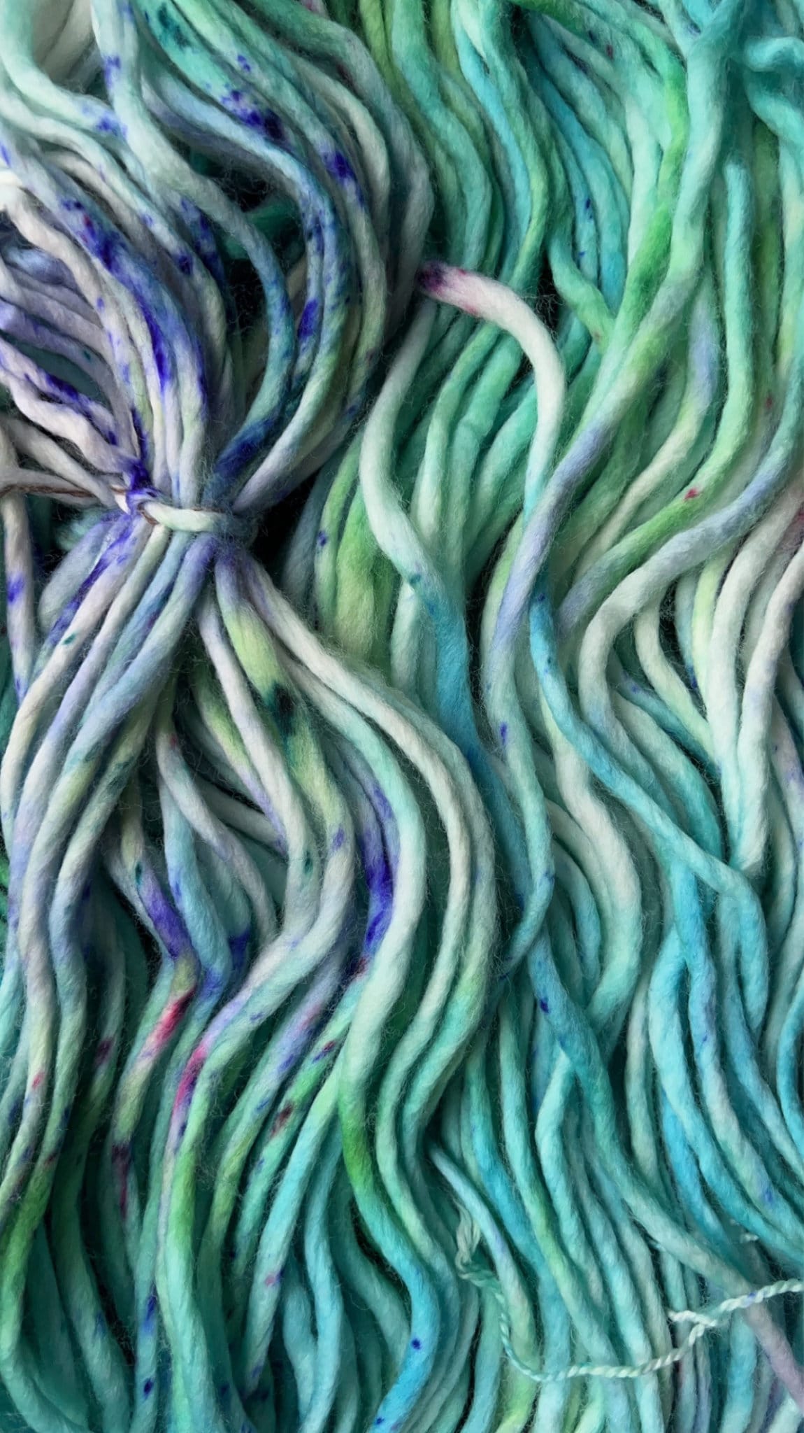 Hand dyed yarn | super bulky yarn | hand dyed merino wool yarn | indie dyed wool | Popham Beach