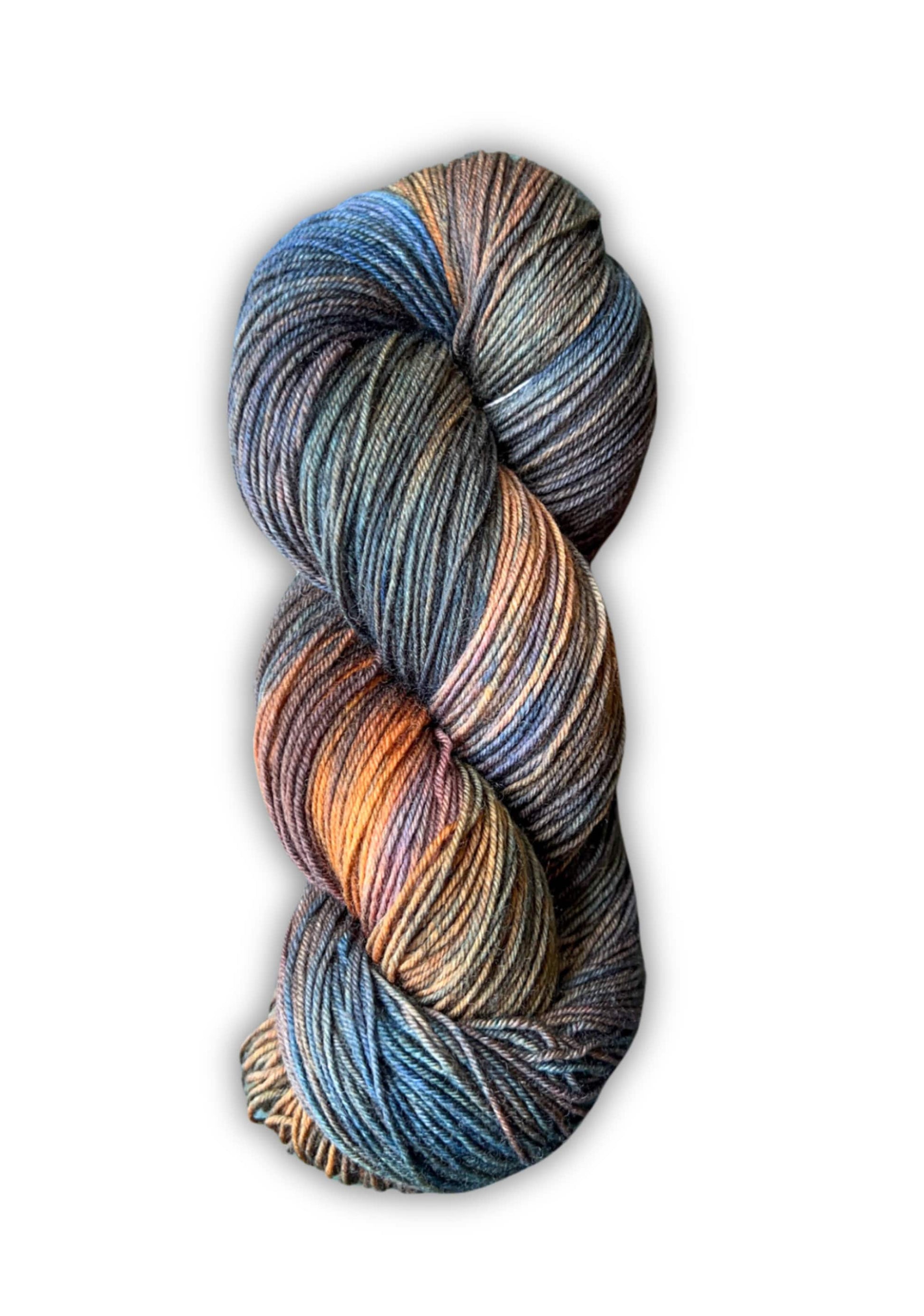 Hand-Dyed Merino Wool Yarn - Soft and Durable Yarn for Knitting and Crocheting | Indie Dyed Merino Wool | Fingering | Carolina Driftwood