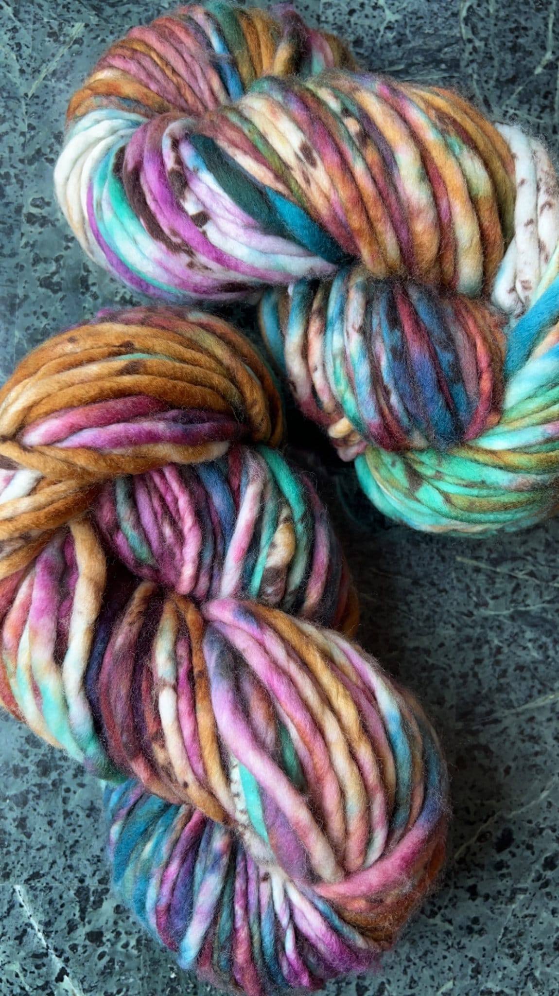 Hand dyed yarn | super bulky yarn | hand dyed merino wool yarn | indie dyed wool | Callisto
