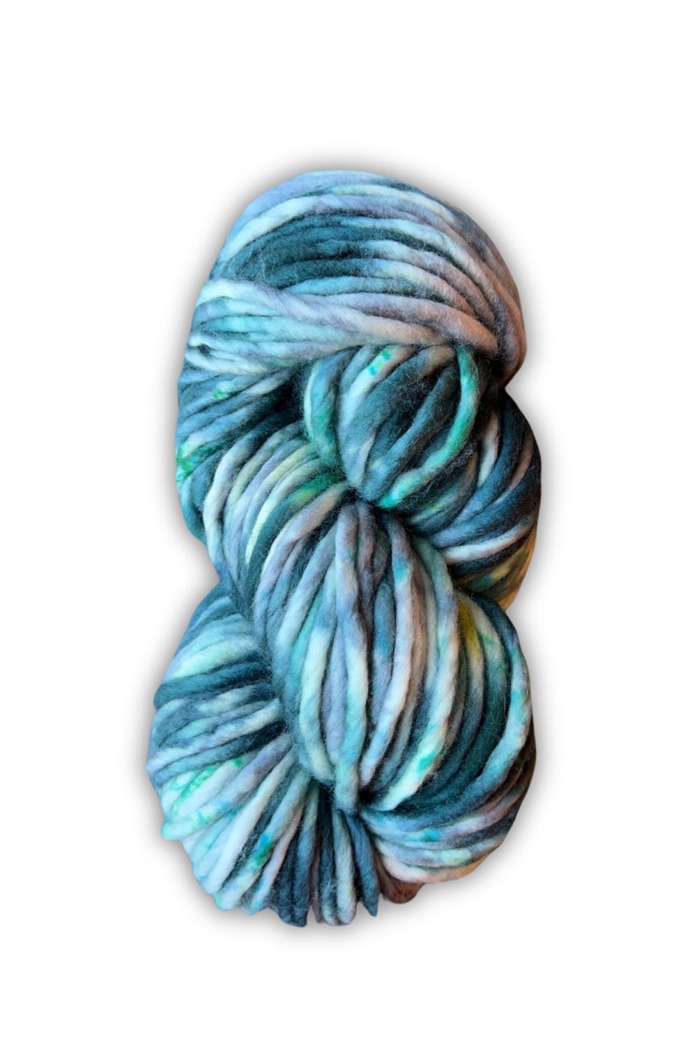 Hand dyed yarn | super bulky yarn | hand dyed merino wool yarn | indie dyed wool | Clover - Signature Colorway