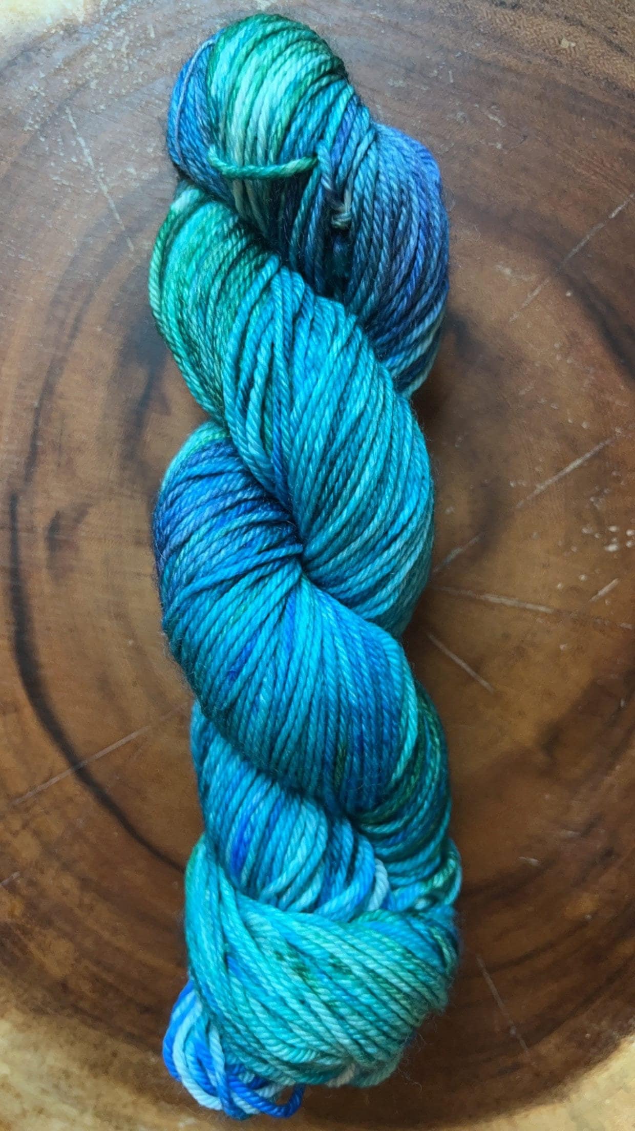 Hand-Dyed Merino Wool Yarn - Soft and Durable Yarn for Knitting and Crocheting | Indie Dyed Merino Wool | Worsted | Captain Planet