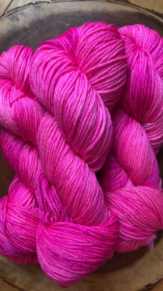 Hand-Dyed Merino Wool Yarn - Soft and Durable Yarn for Knitting and Crocheting | Indie Dyed Merino Wool | Worsted | Pretty In...
