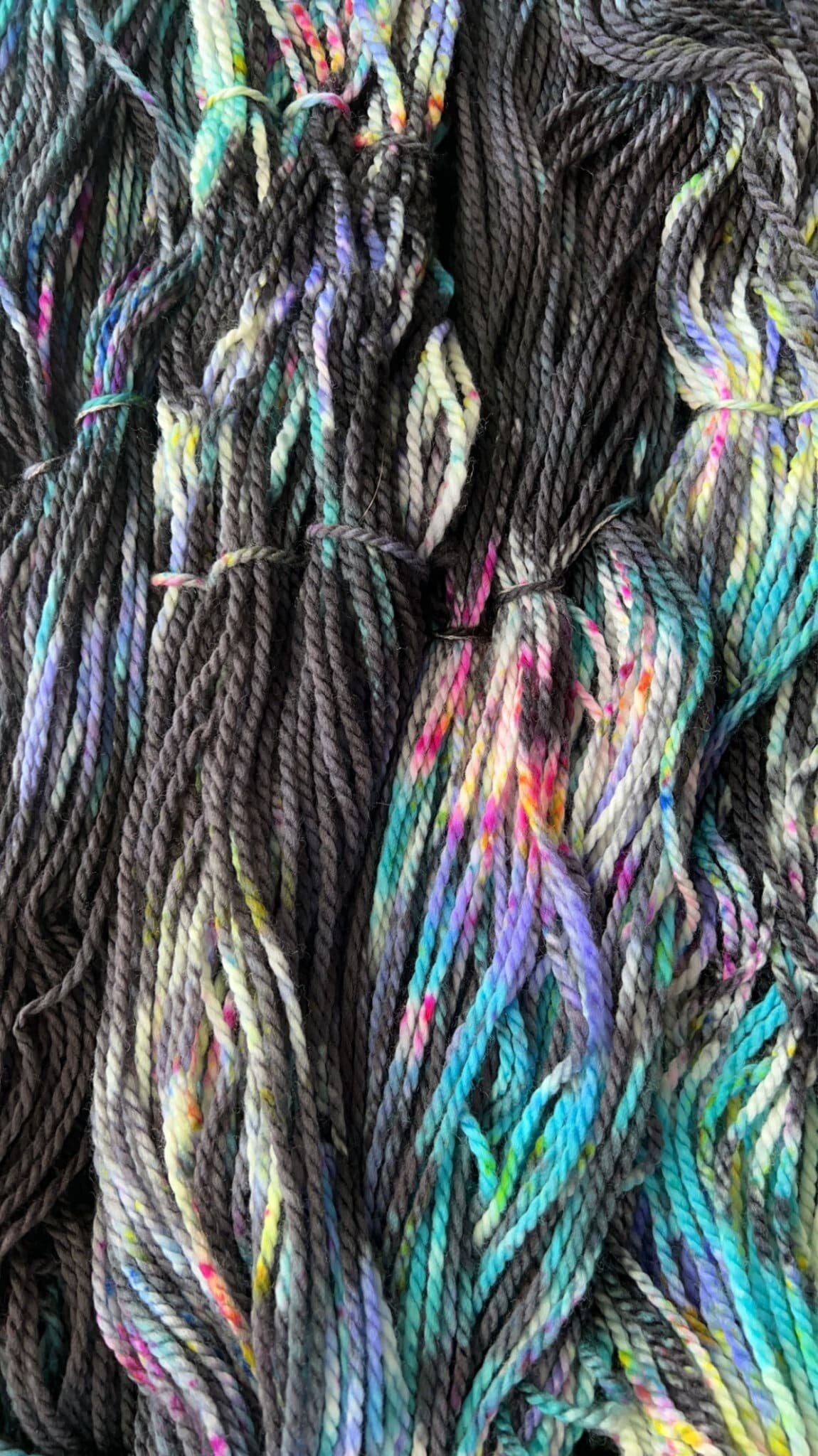 Hand dyed yarn | heavy worsted/aran yarn | hand dyed merino wool yarn | indie dyed wool | Rave
