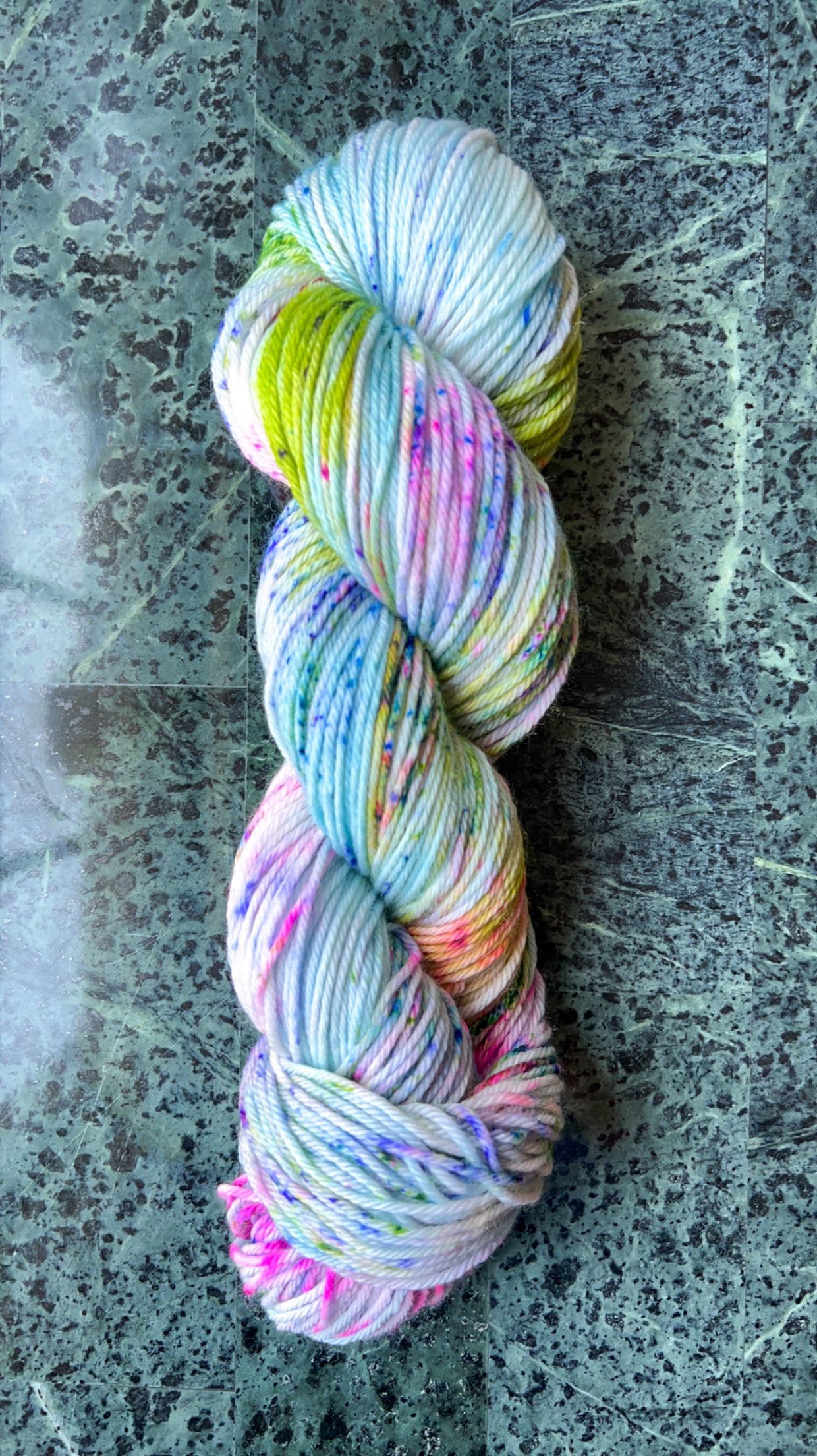 Hand dyed yarn | worsted/aran yarn | hand dyed merino wool yarn | indie dyed wool | Virtual Insanity